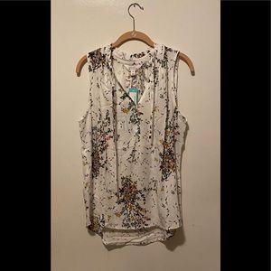 Market & Spruce Ava Tie Neck Sleeveless Top